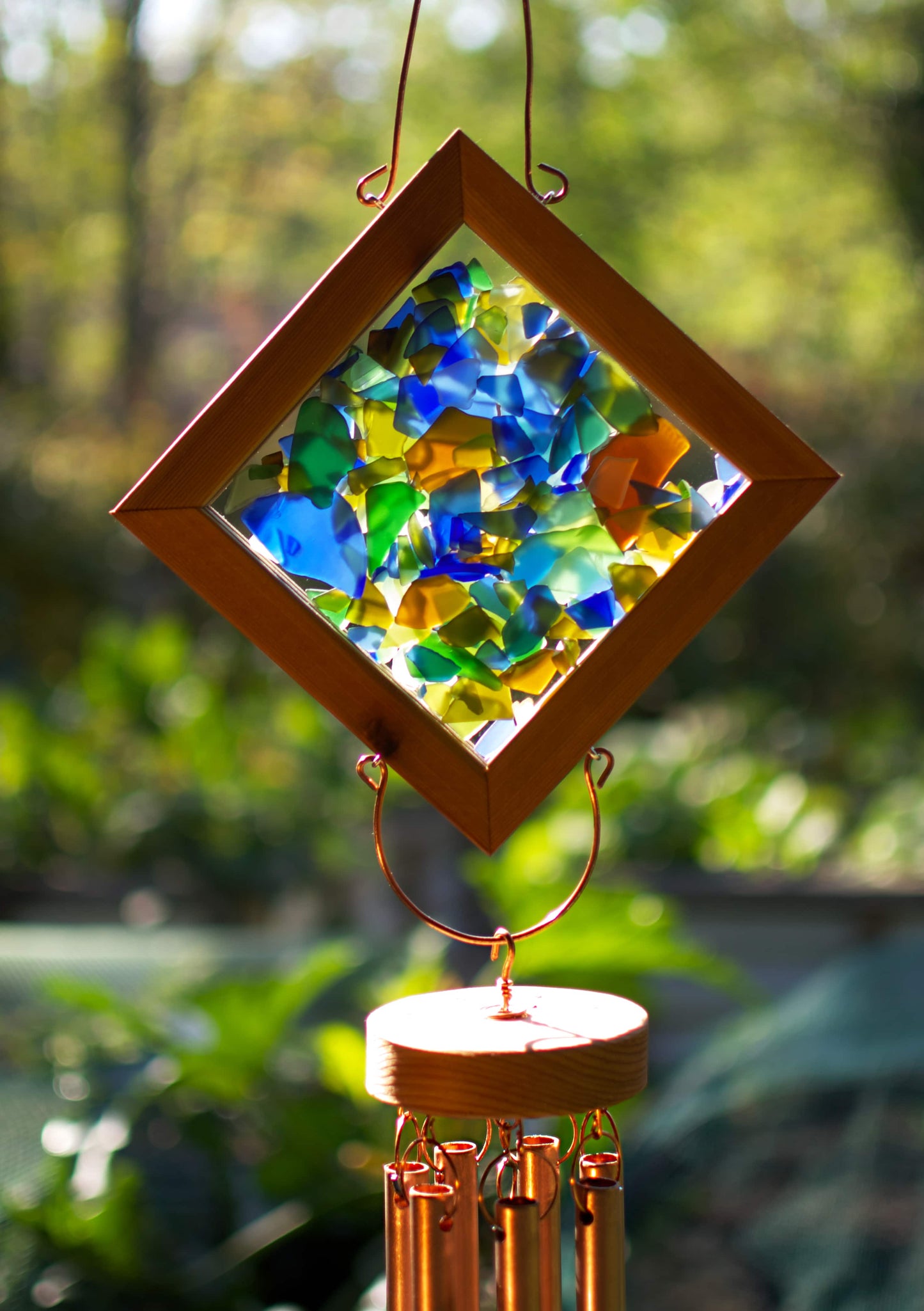 Kaleidoscope Wind Chime 7 Copper Chimes