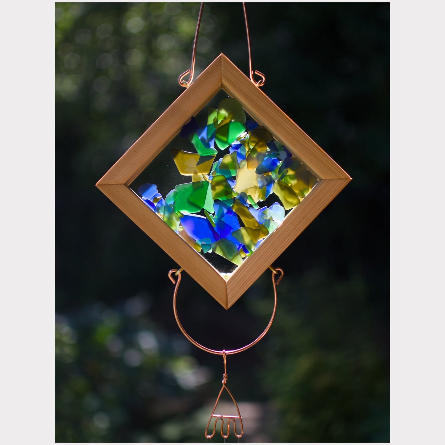 Detail, kaleidoscope wind chime.