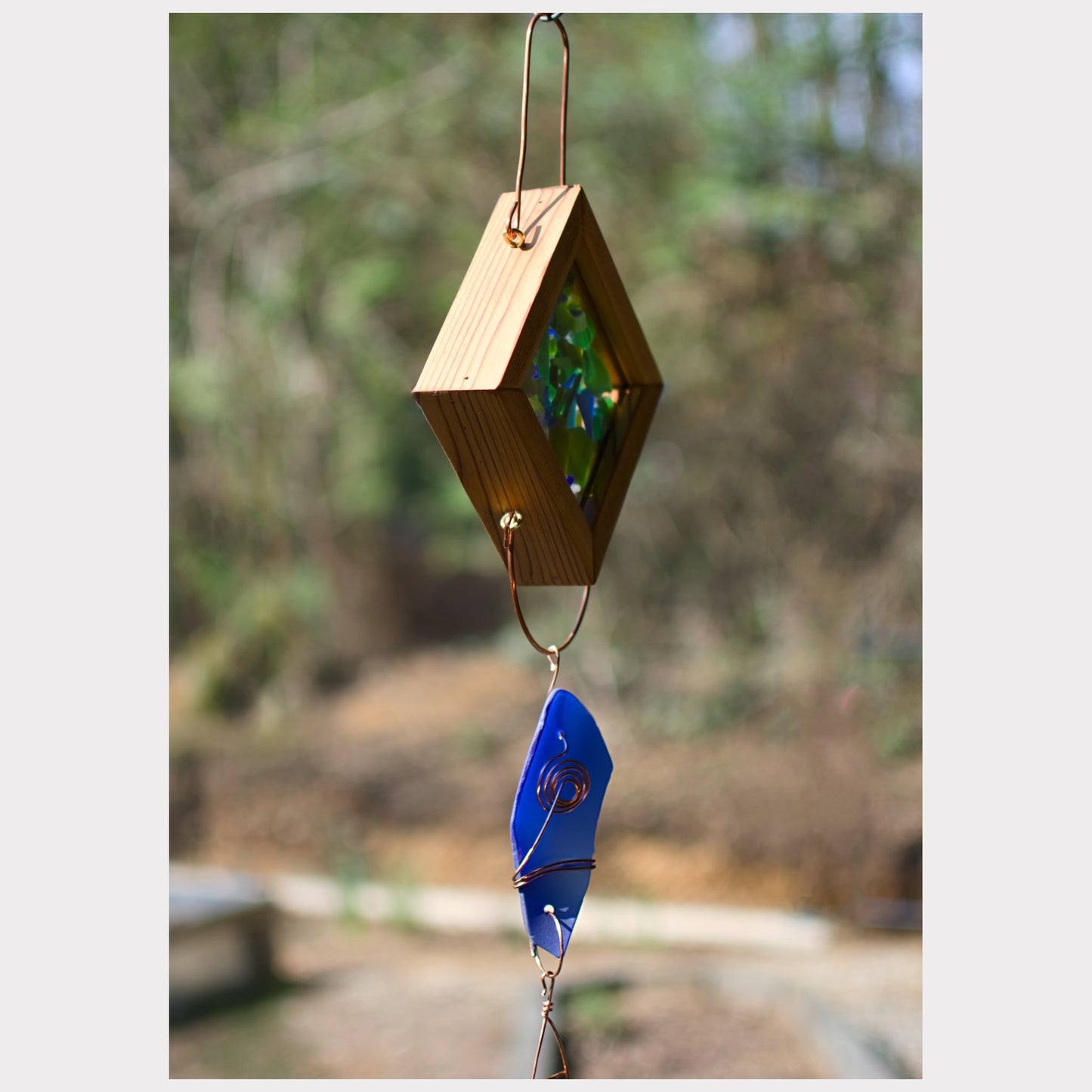sideview, kaleidoscope wind chime