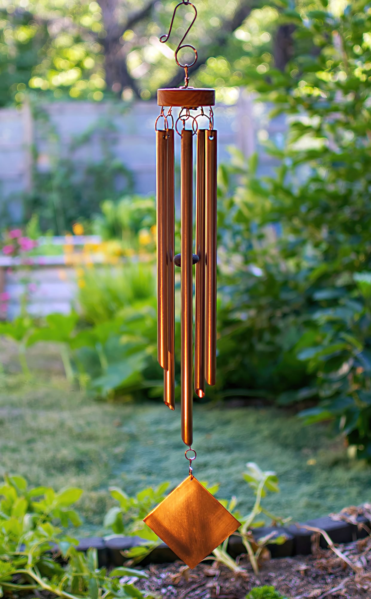 Handmade copper wind chime, best seller, Coast Chimes.