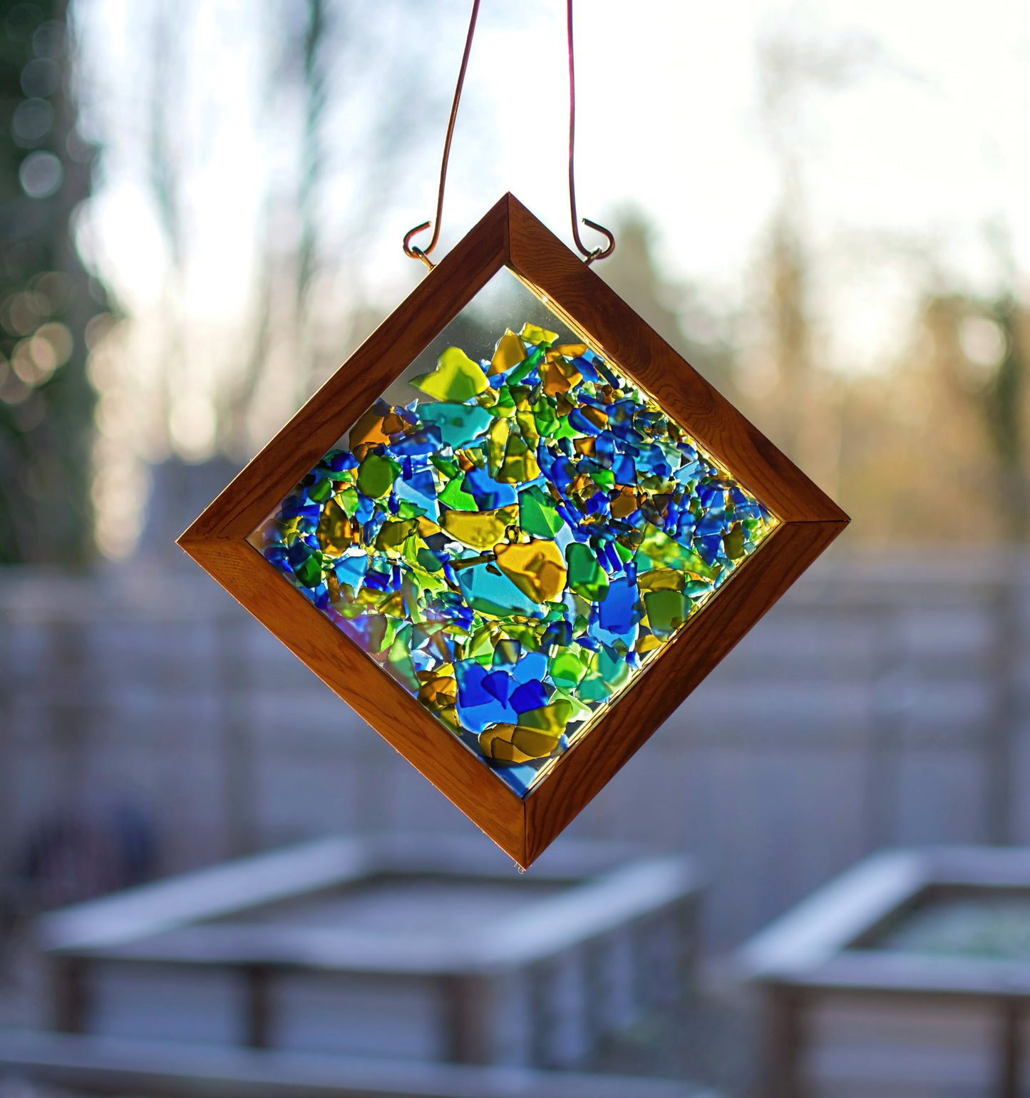 Sun Catcher Kaleidoscope Sea Glass Suncatcher