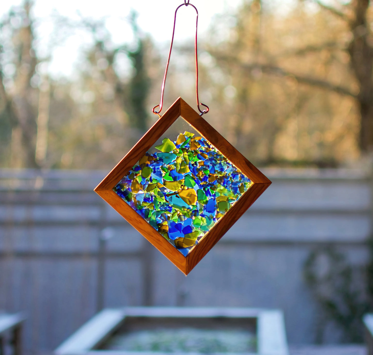 Sun Catcher Kaleidoscope Sea Glass Suncatcher