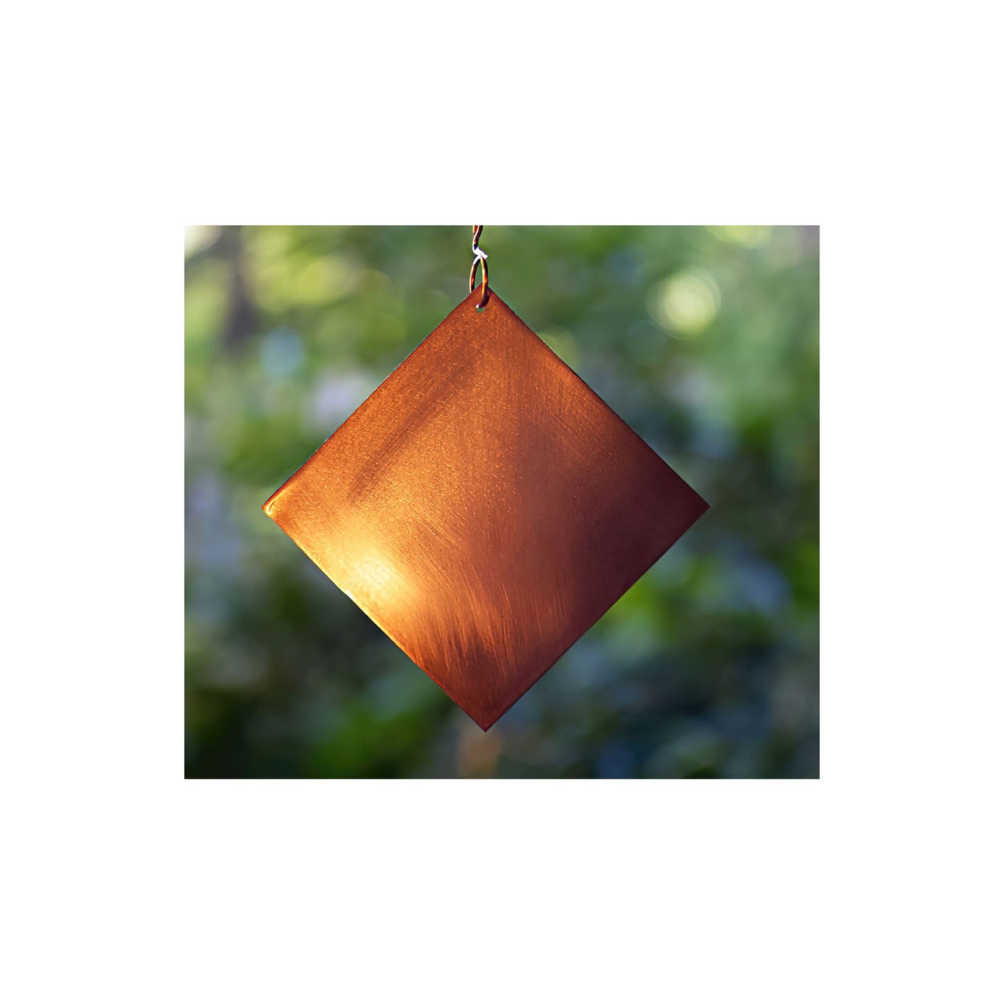 Beach Stone Oyster Shell Wind Chime Copper Outdoor Large Windchimes