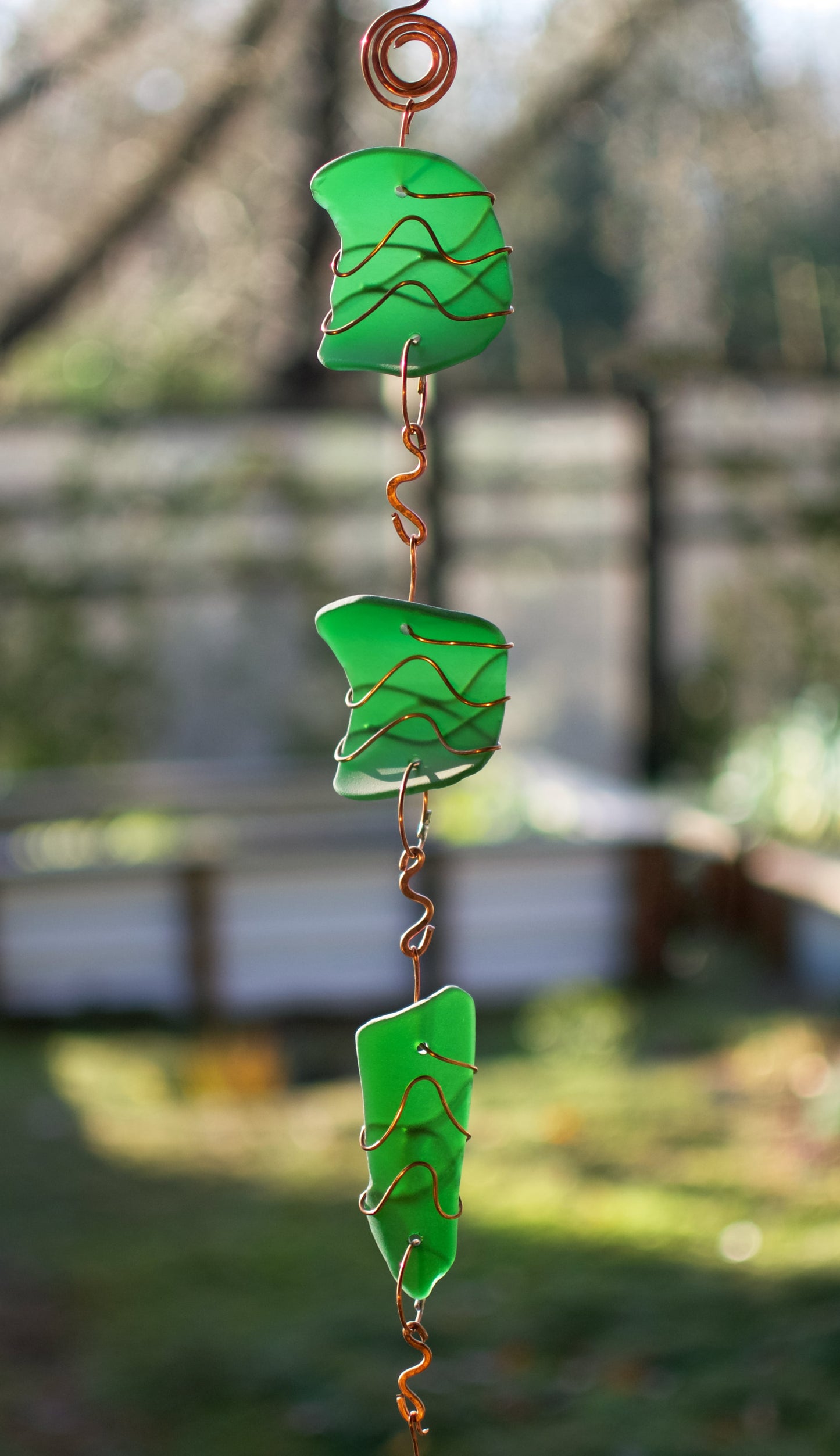 Wind Chime Beach Glass Carillons éoliens extérieurs