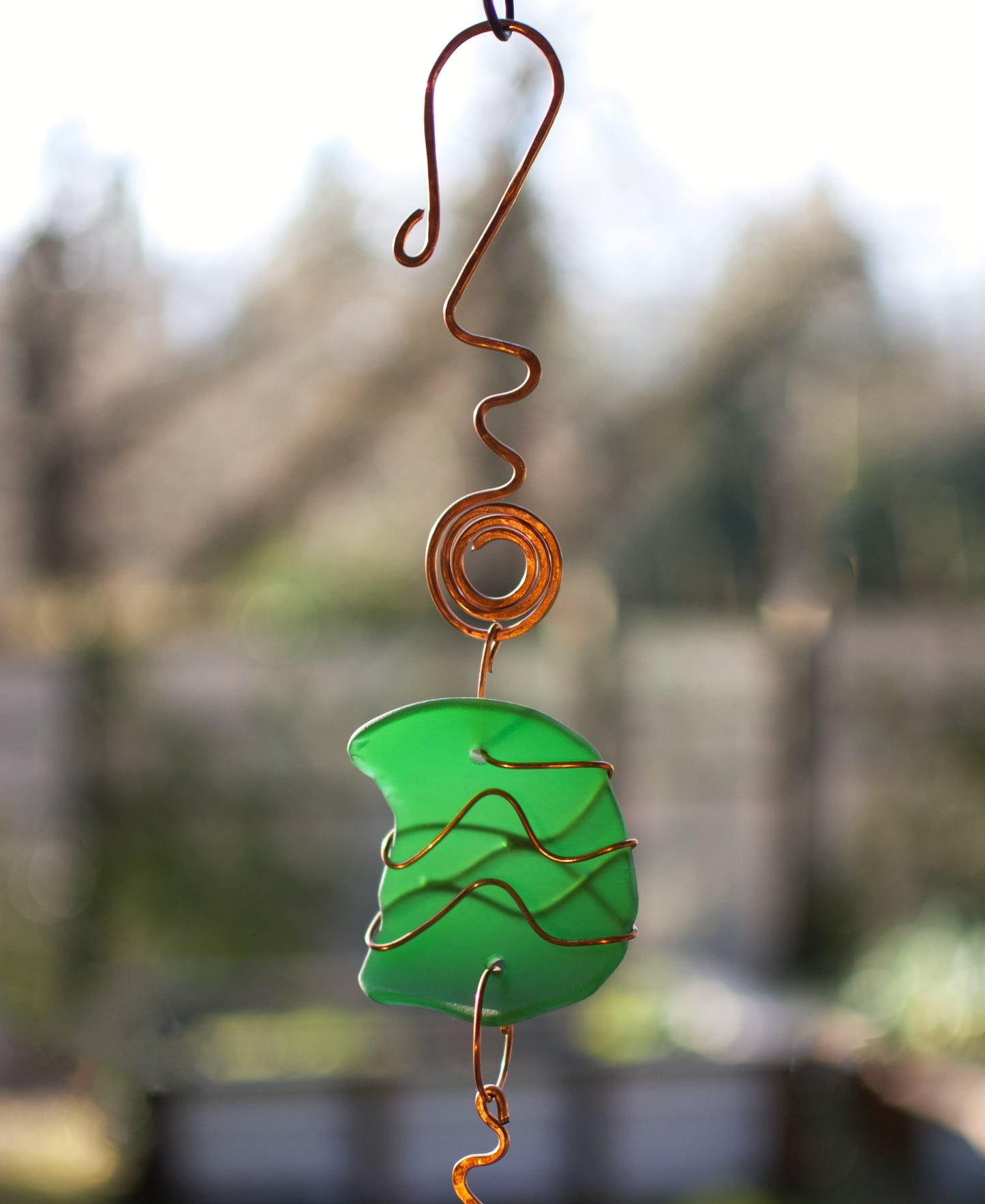 Wind Chime Beach Glass Carillons éoliens extérieurs