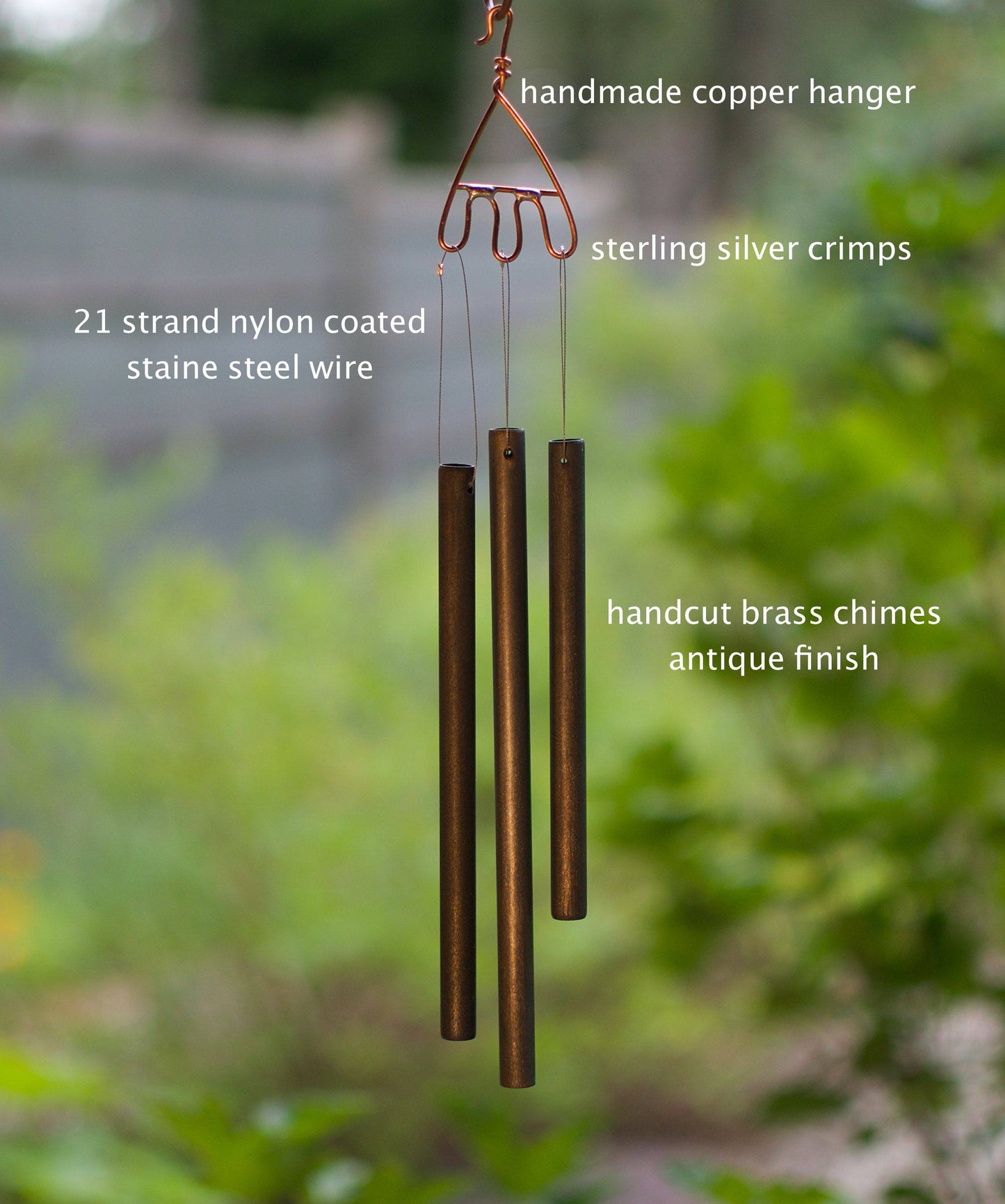 Wind Chime Kaleidoscope Beach Sea Glass Outdoor Windchimes