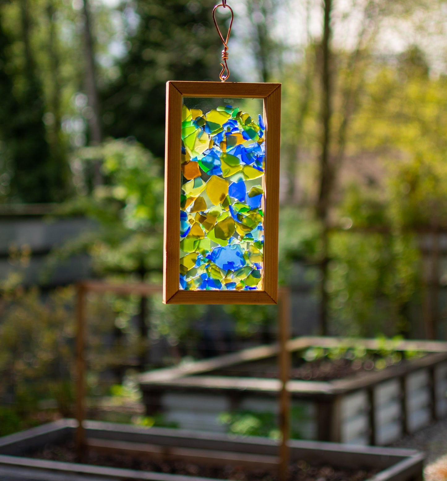 Suncatcher Sea Glass Cedar Copper