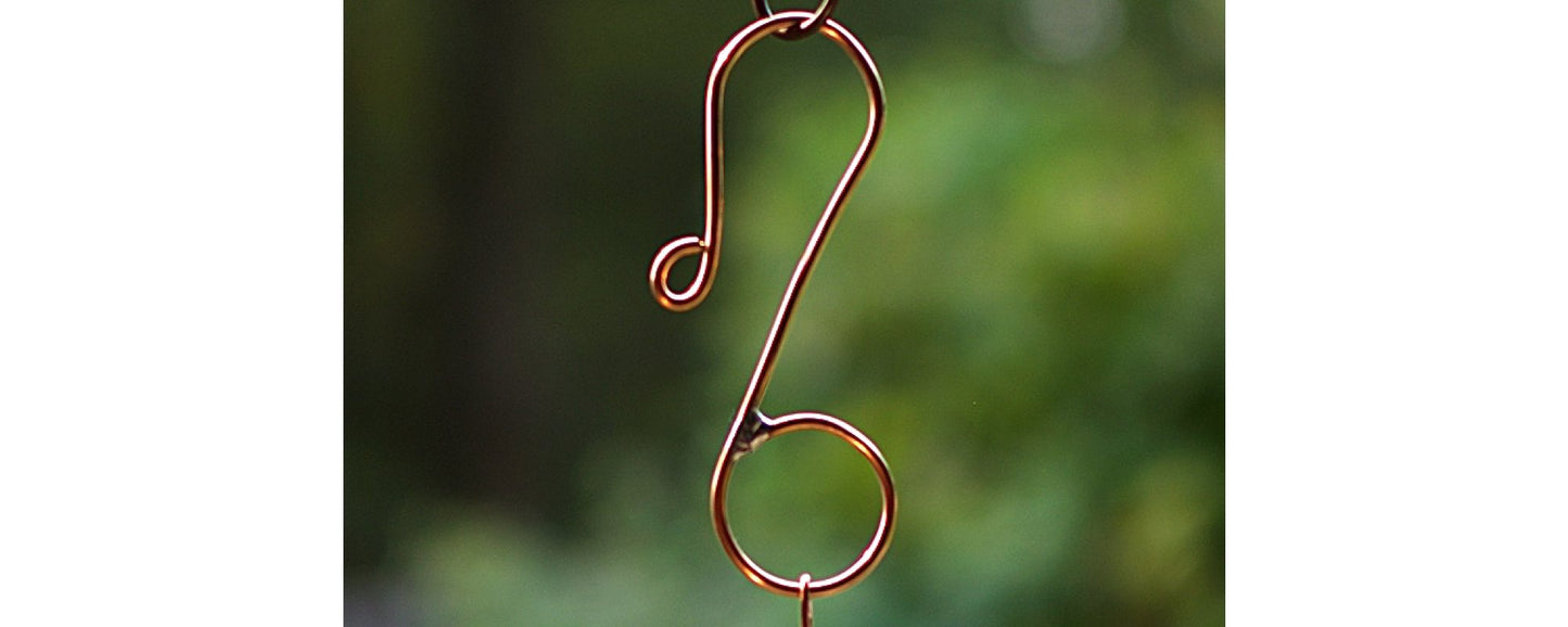 handmade copper hook, Coast Chimes