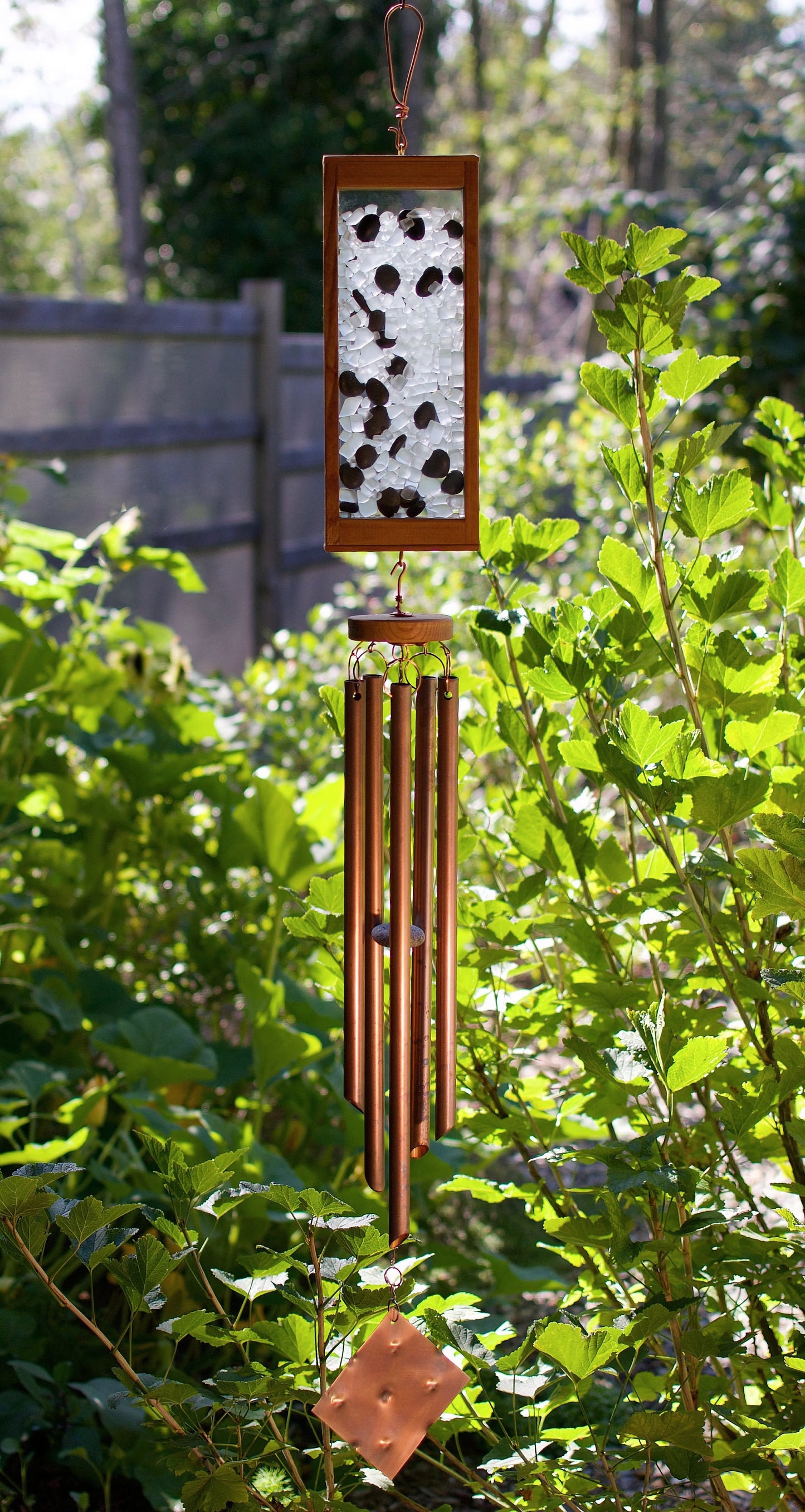 Windchime Verre Plage Pierre Cuivre Carillons Vent Carillon
