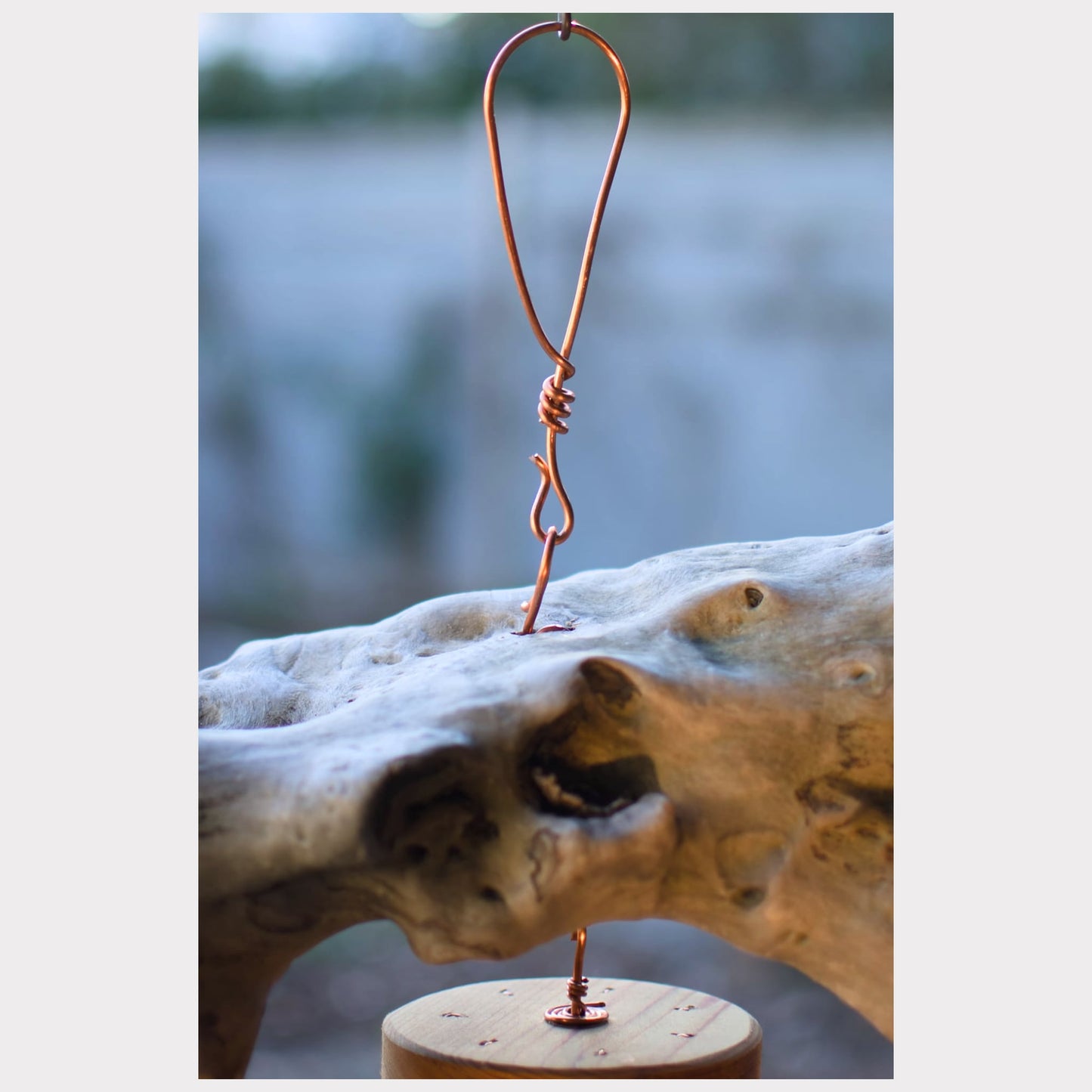 handmade copper hanger