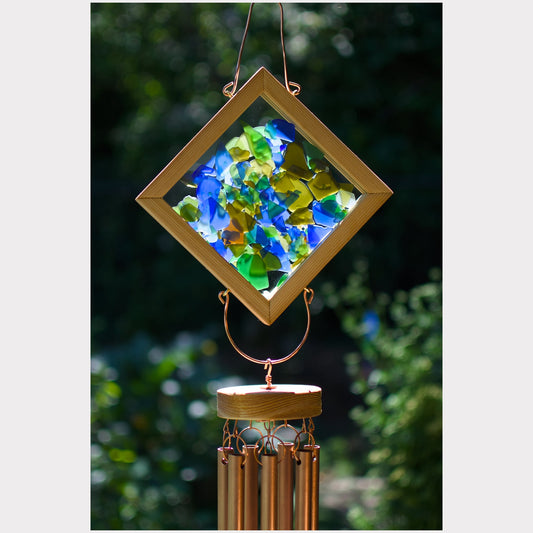 Detail, kaleidoscope wind chime.
