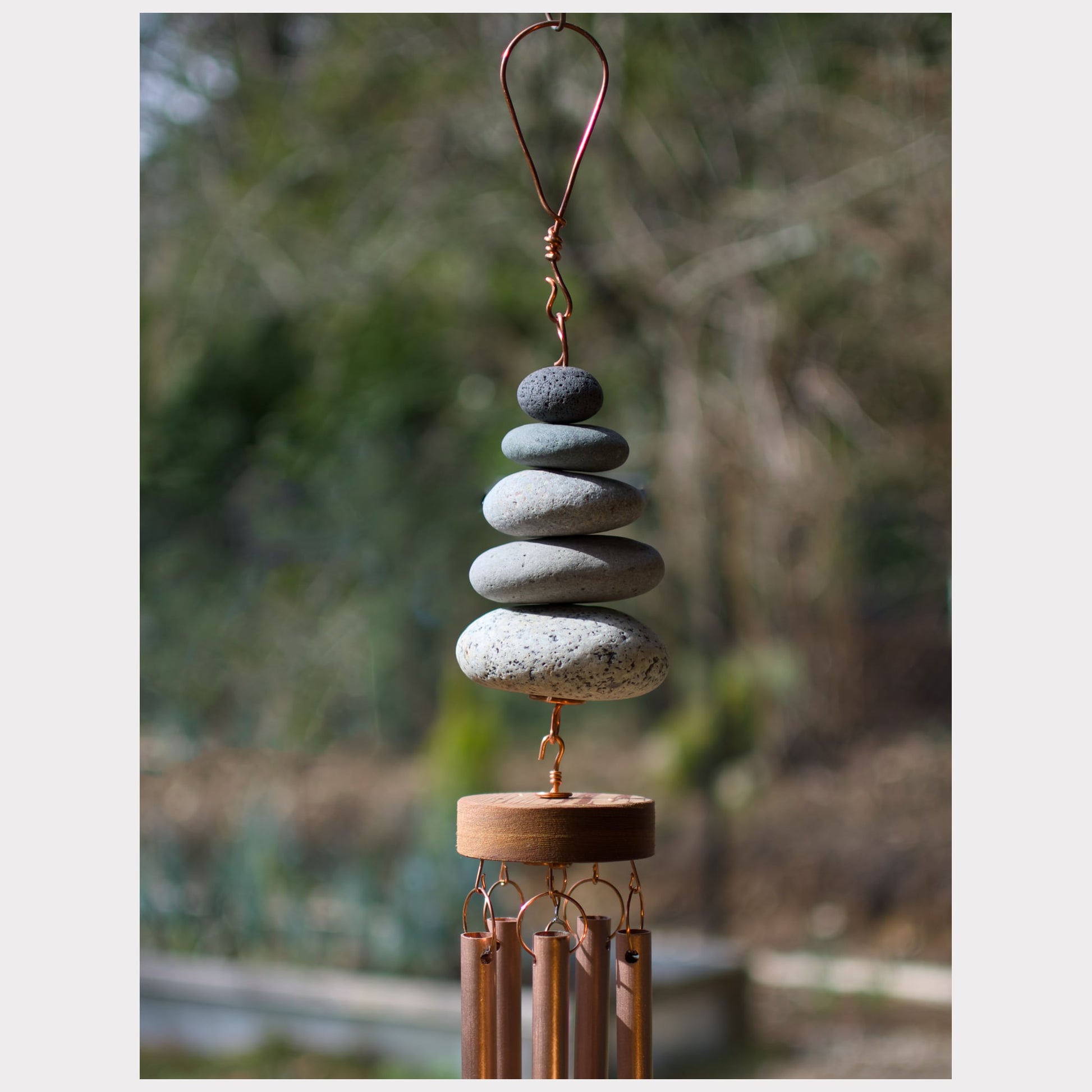 detail, zen wind chime