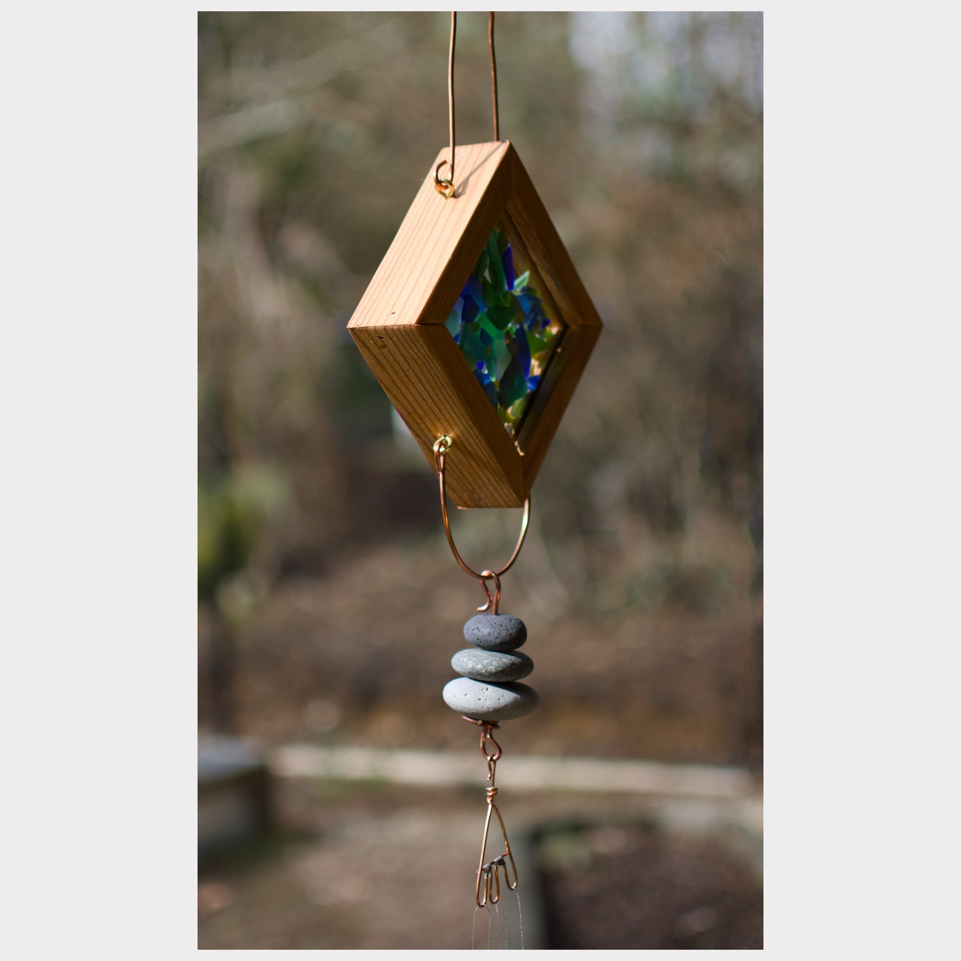 sideview, kaleidoscope wind chime