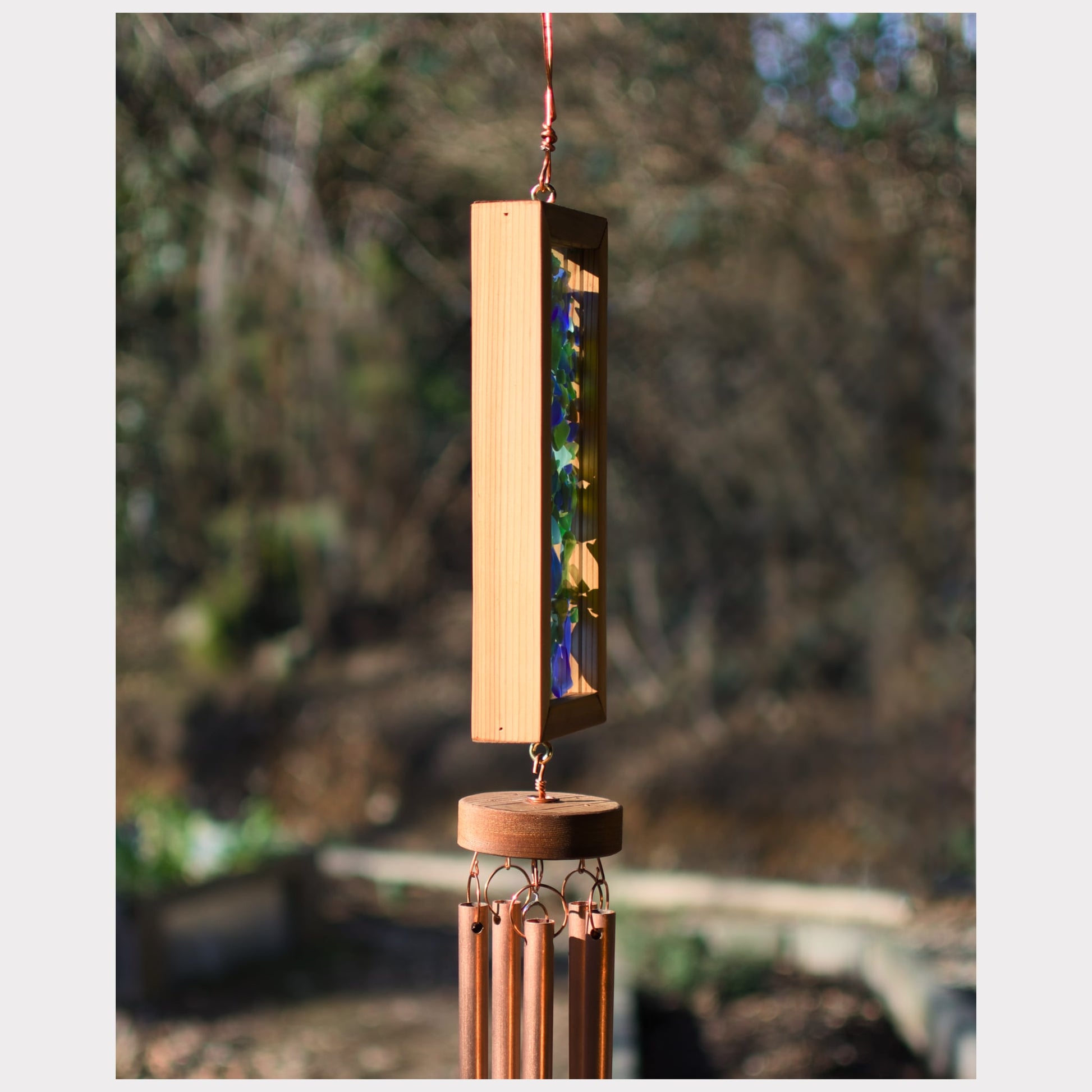 sideview, kaleidoscope wind chime