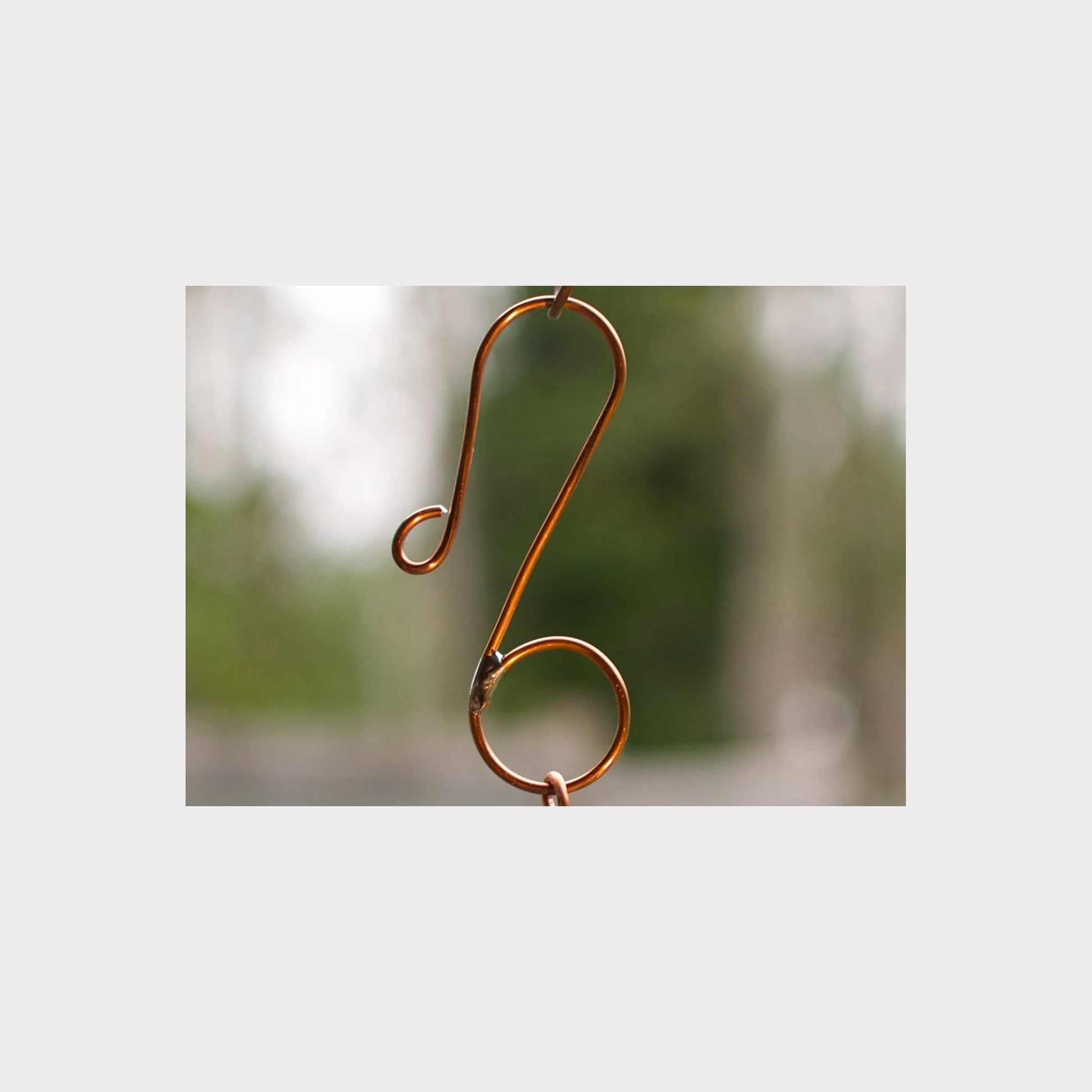 handcrafted copper hook