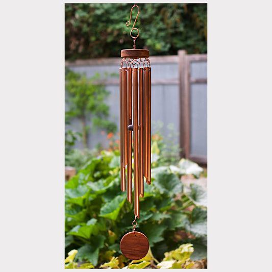 anniversary gift copper handcrafted wind chime