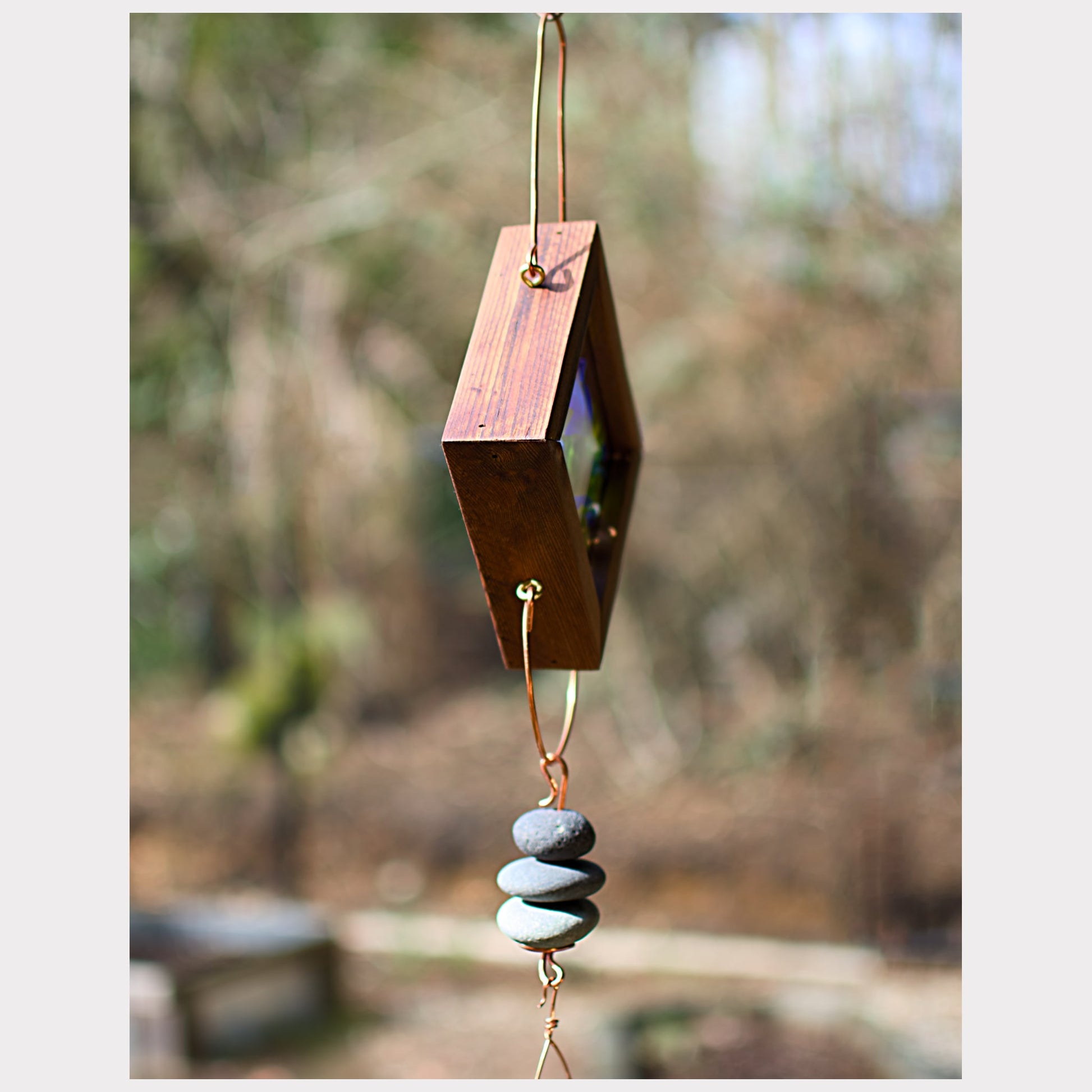 sideview, kaleidoscope wind chime