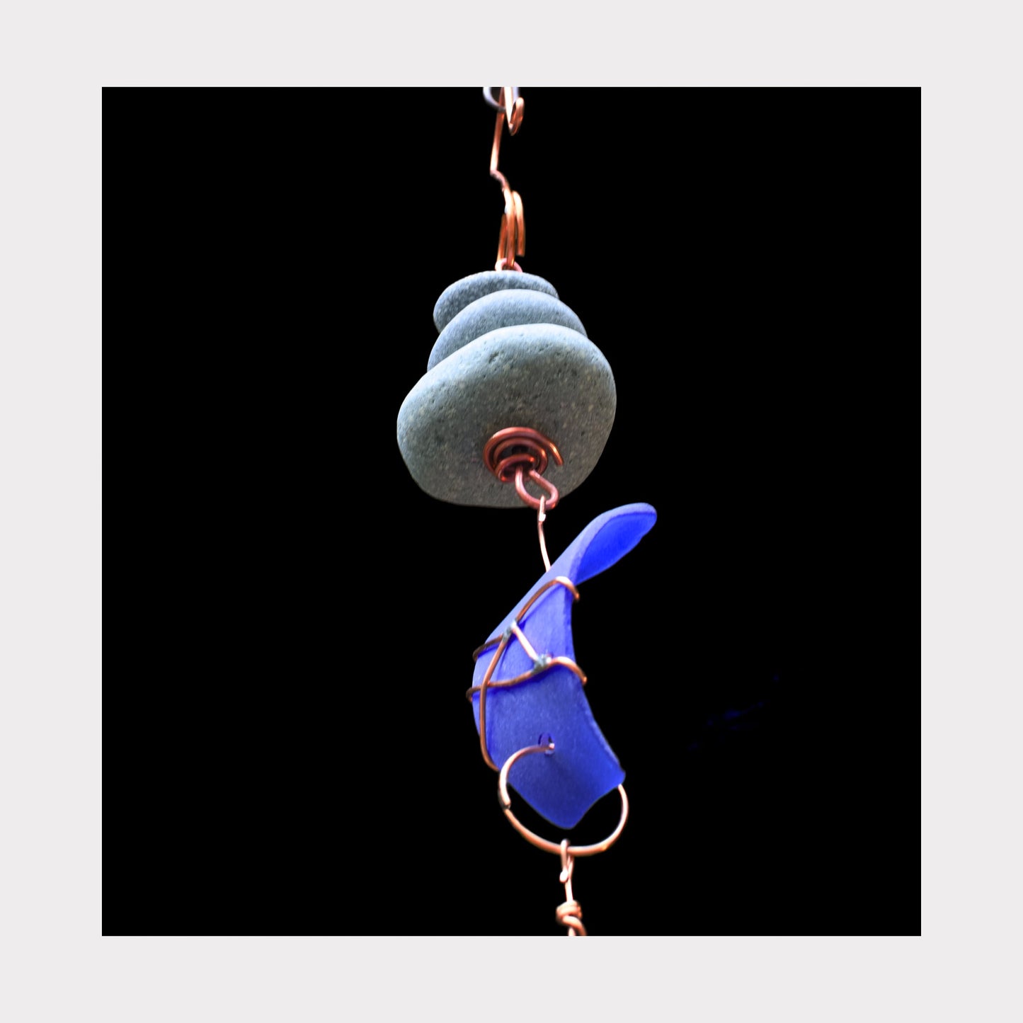 bottom view, zen wind chime
