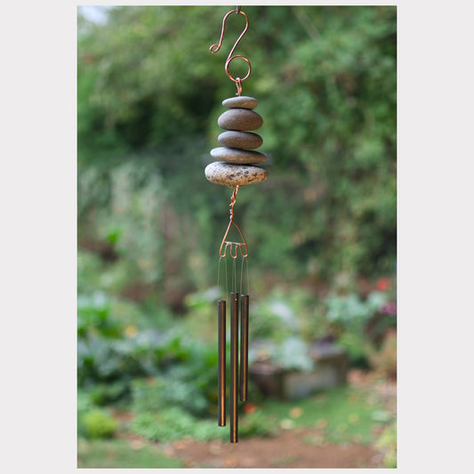 Carillon éolien Zen Beach Stone Outdoor Windchimes