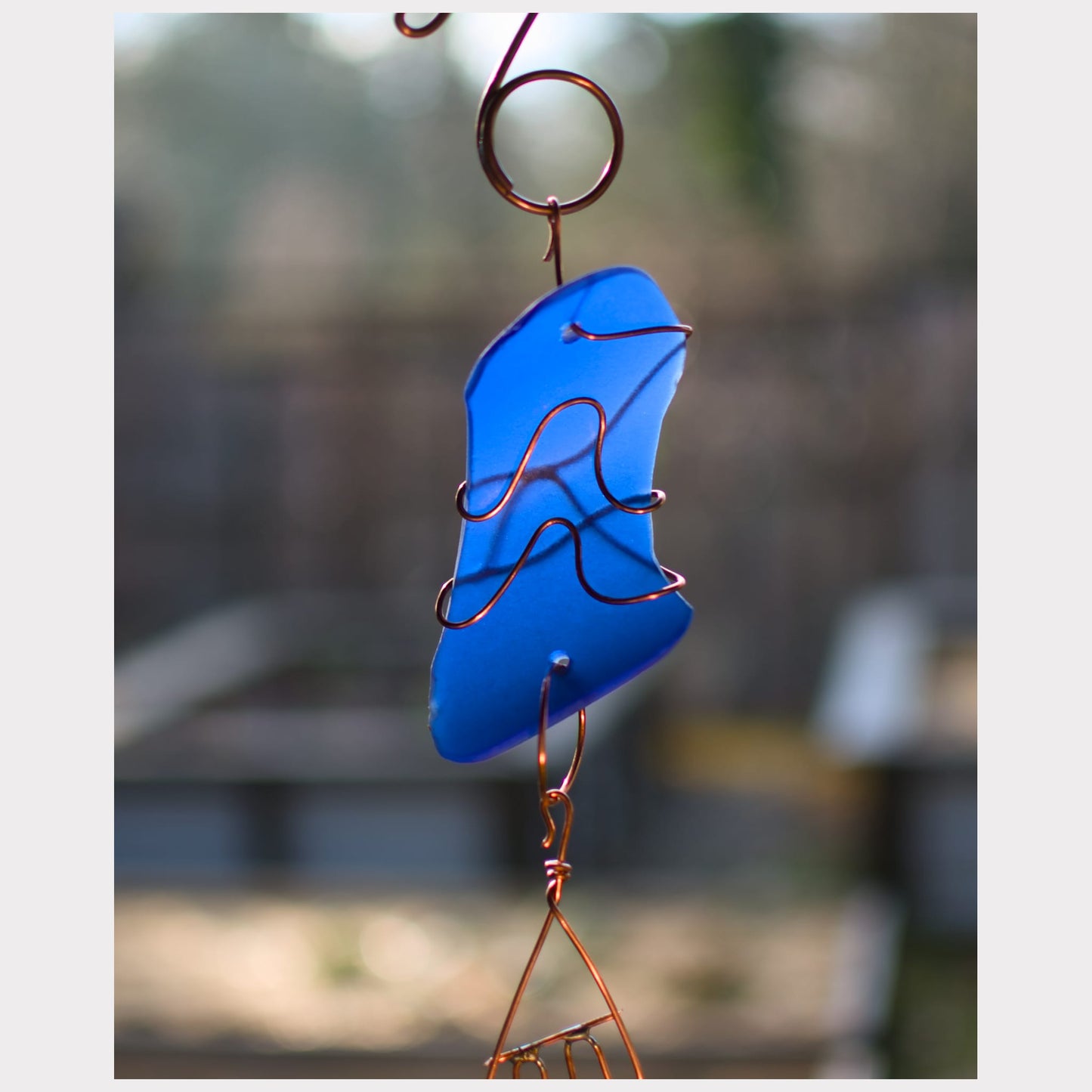 Outdoor Glass Copper Brass Handcrafted Wind Chime