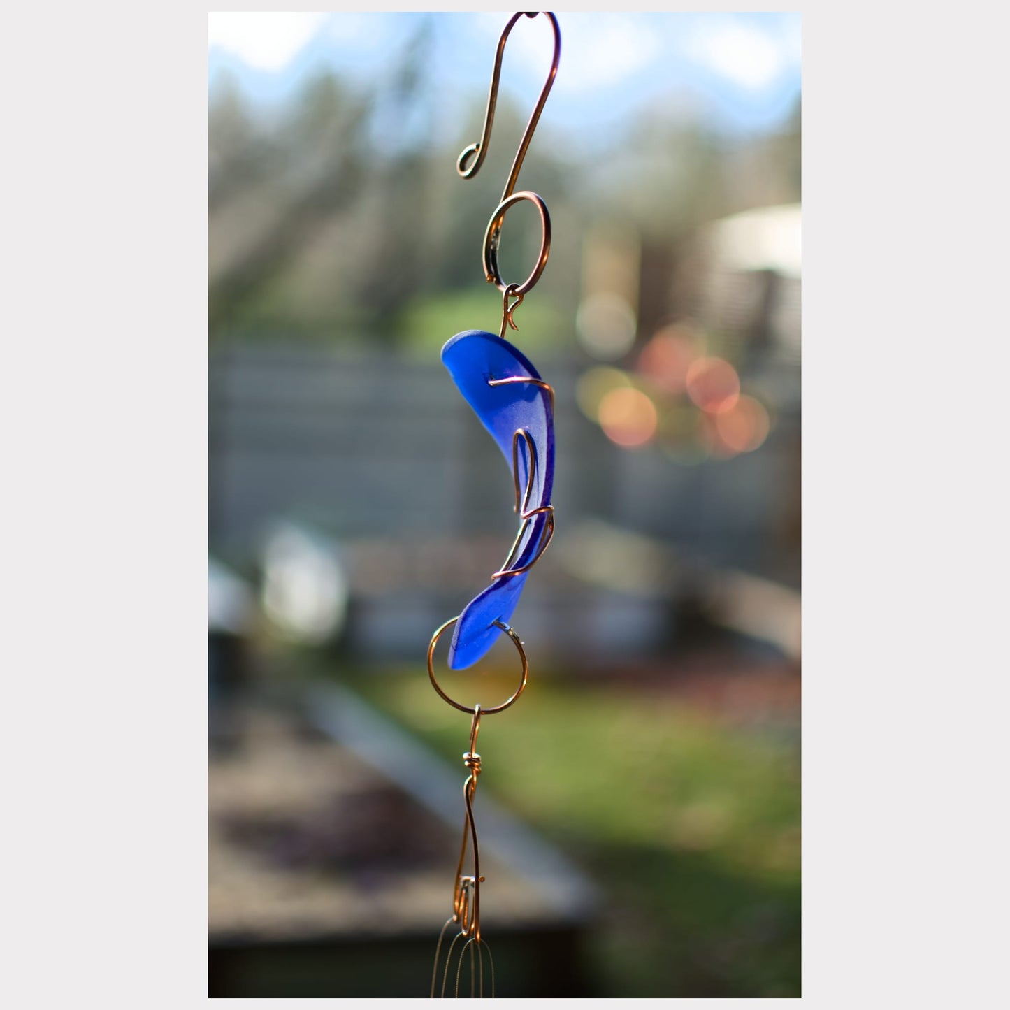 Outdoor Glass Copper Brass Handcrafted Wind Chime
