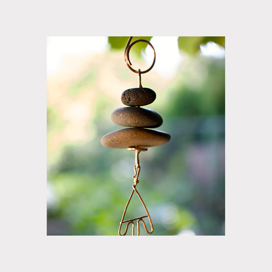 Carillon éolien Zen Beach Stone Carillons extérieurs