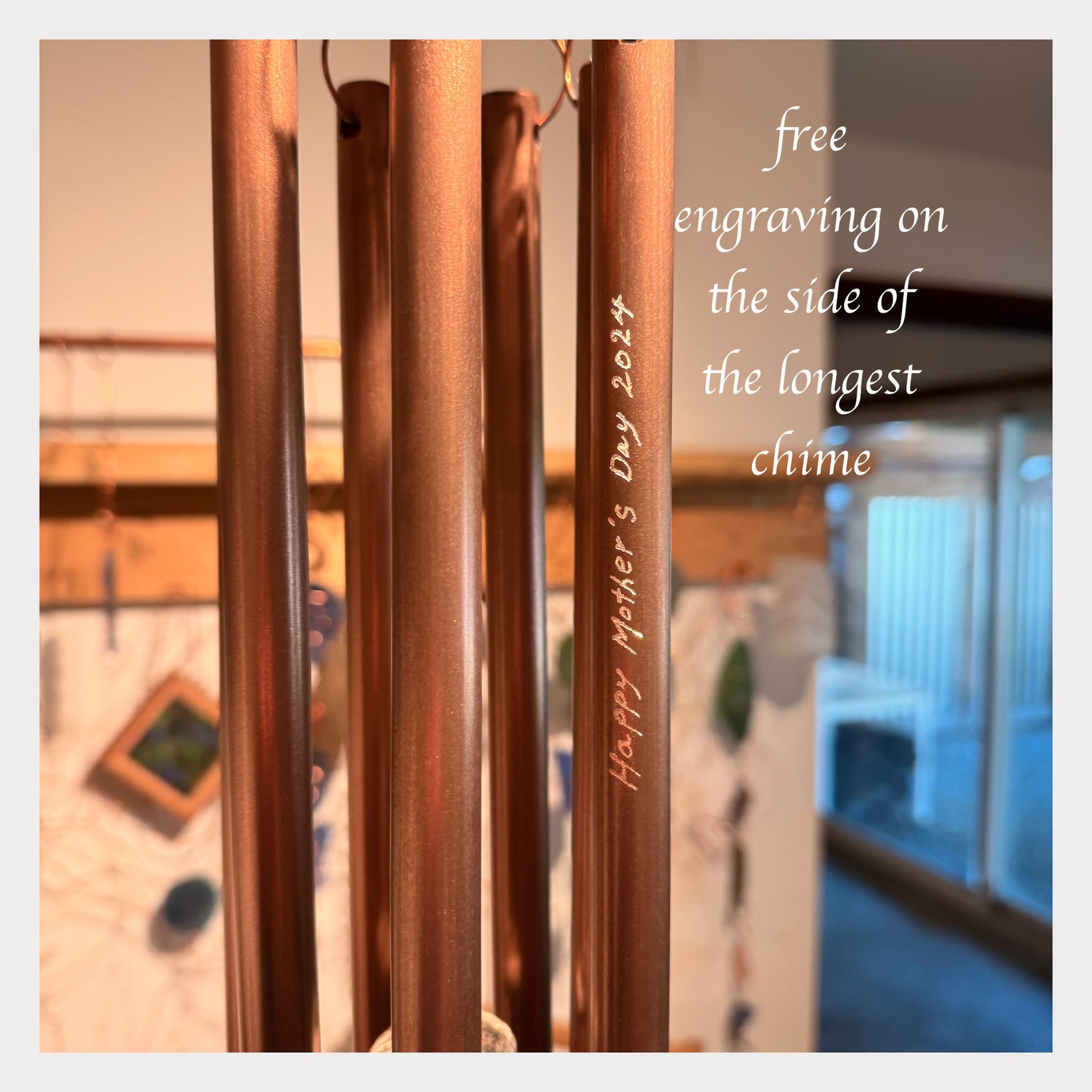 example of free engraving, Coast Chimes