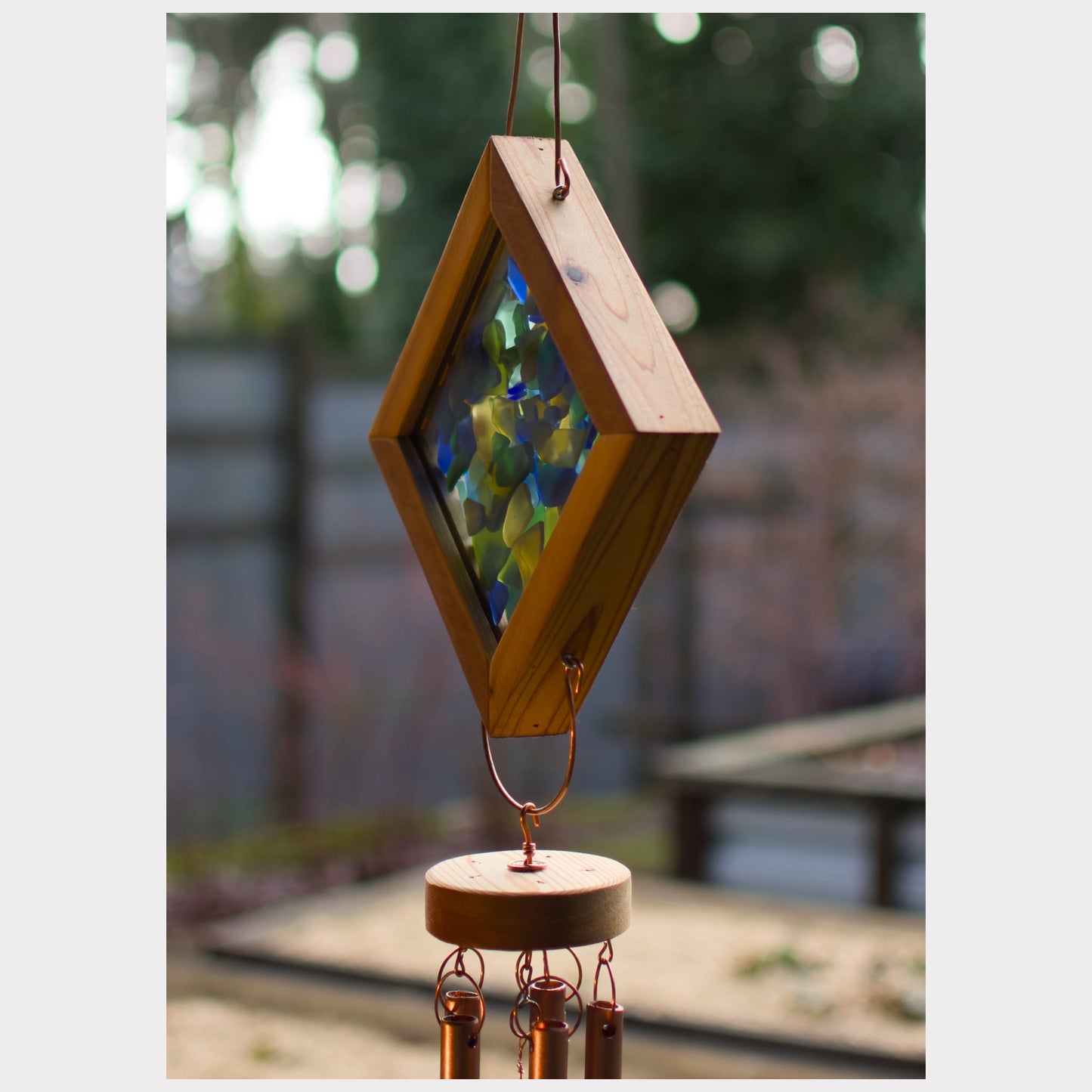 sideview, kaleidoscope wind chime