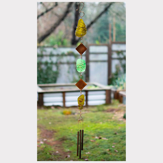 fancy sea glass chime