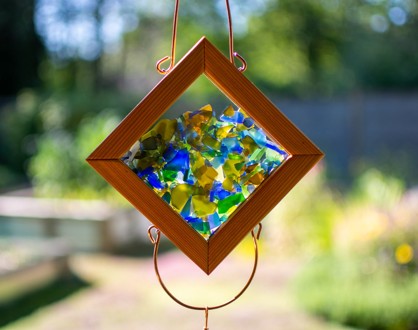 Wind Chime Sea Glass Kaleidoscope Outdoor Windchimes