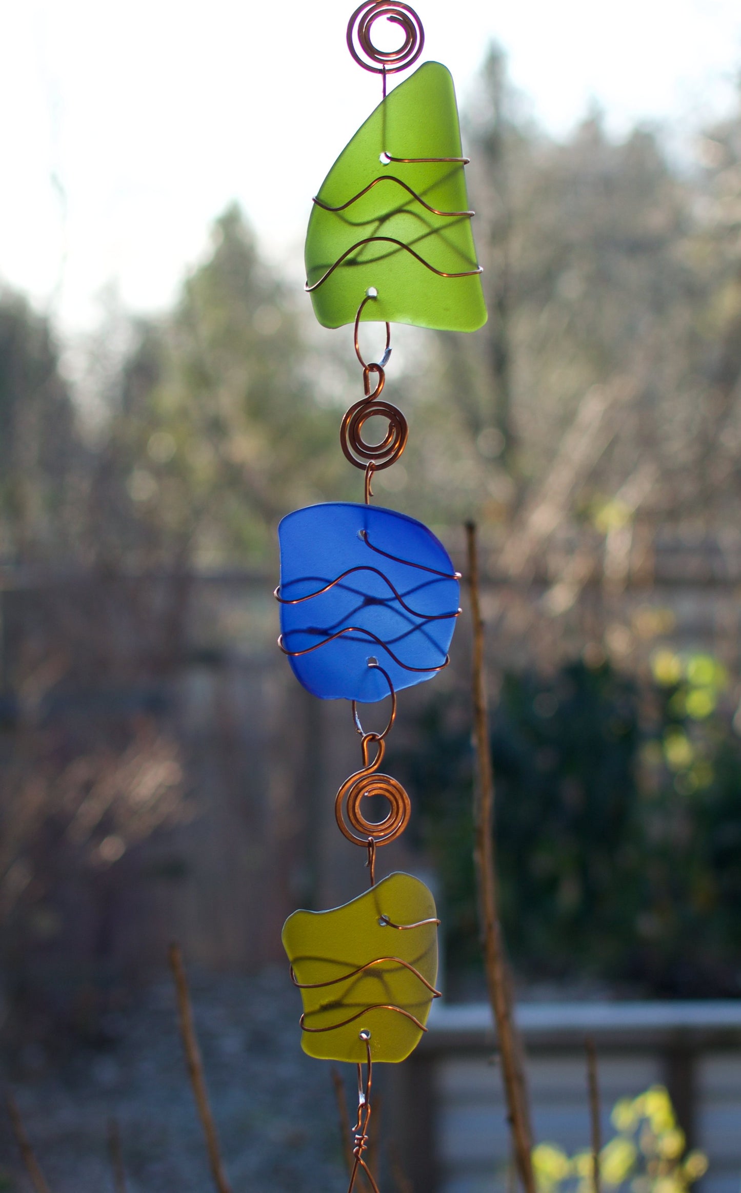 Colorful Outdoor Handcrafted Wind Chimes