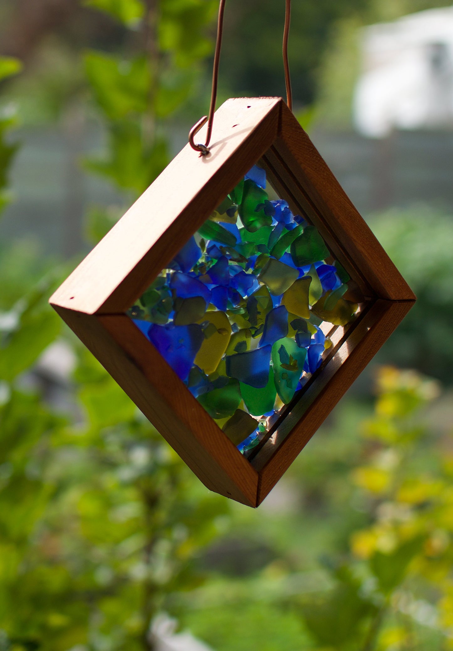 Suncatcher Kaleidoscope Sea Glass Handcrafted Sun Catcher