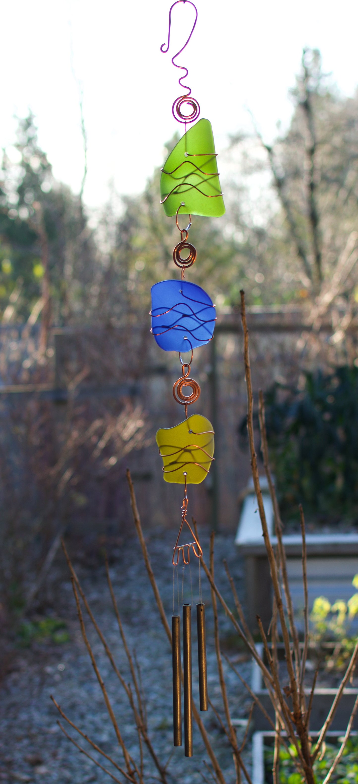 Colorful Outdoor Handcrafted Wind Chimes