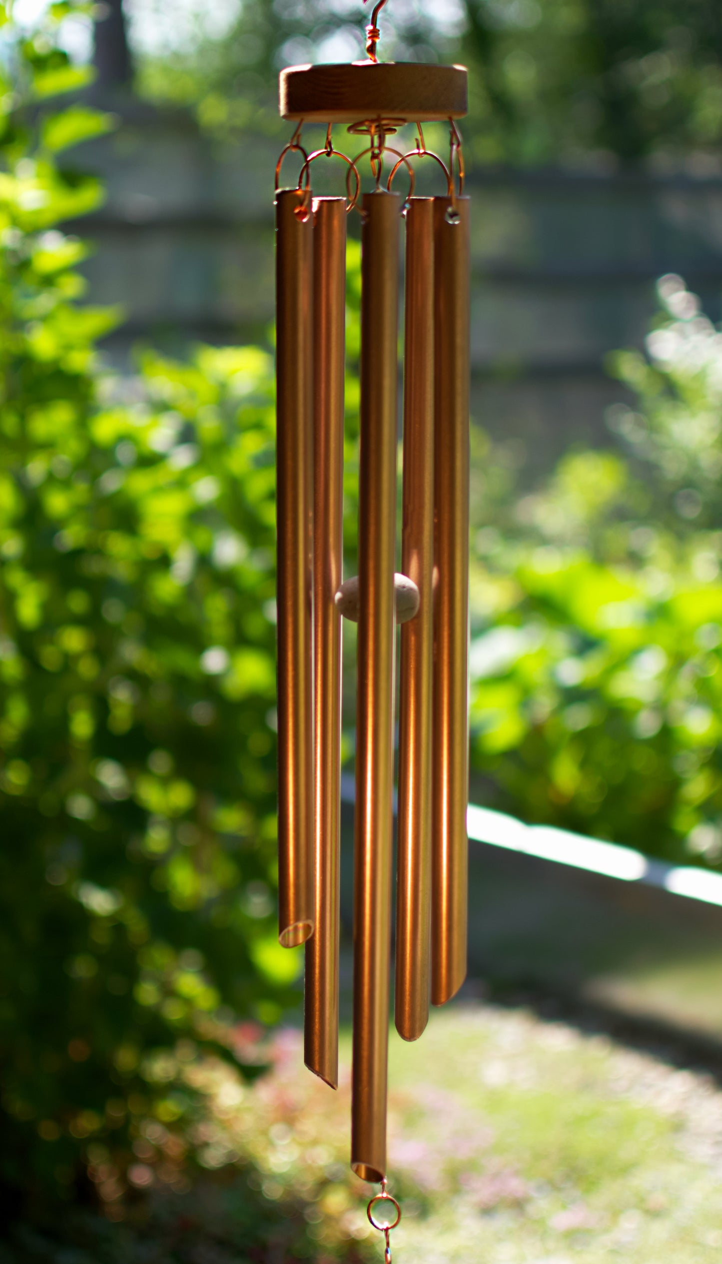 Carillon éolien Attrape-soleil en verre rouge violet Carillons éoliens 5 carillons