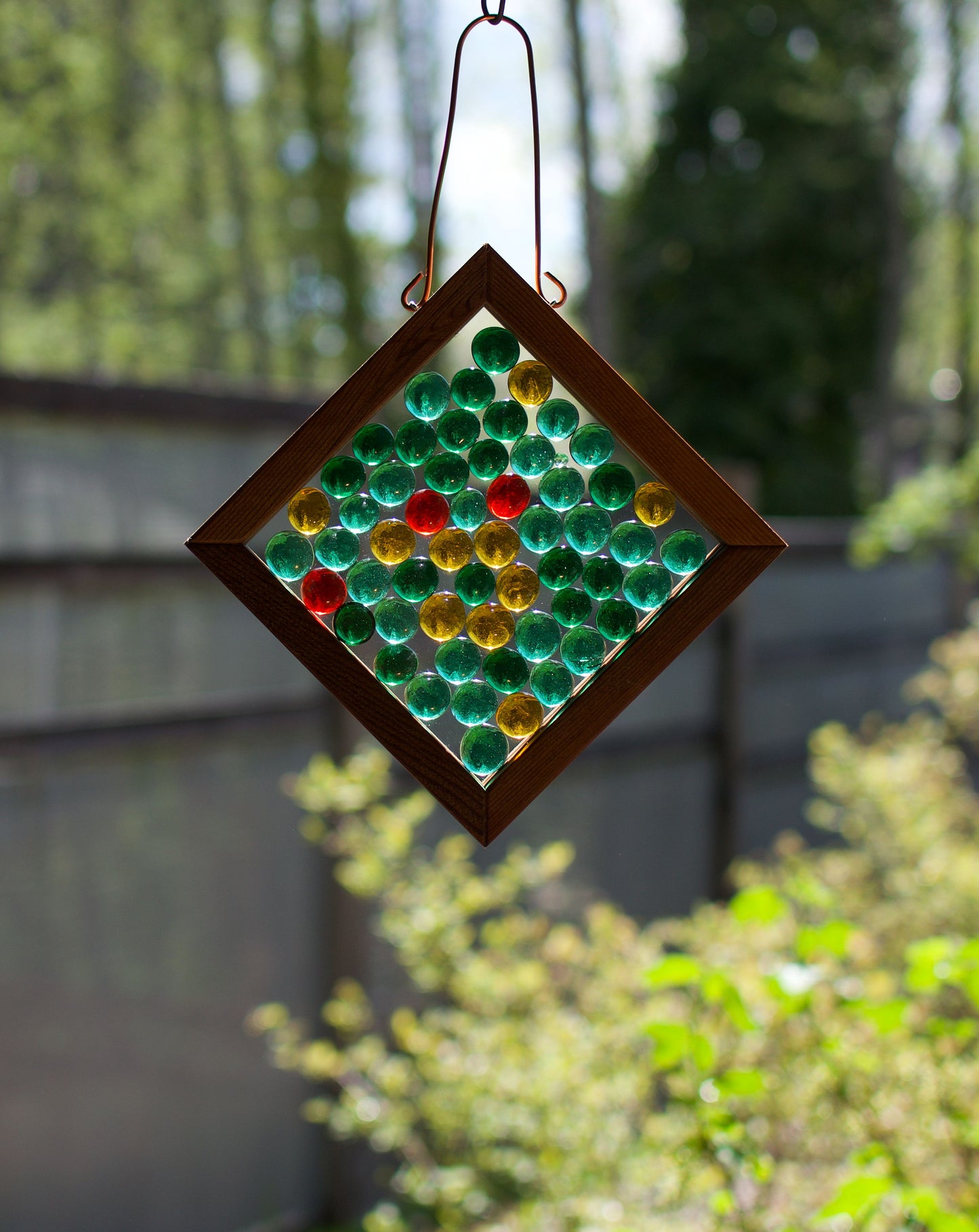 Kaleidoscope Glass Handcrafted Suncatcher