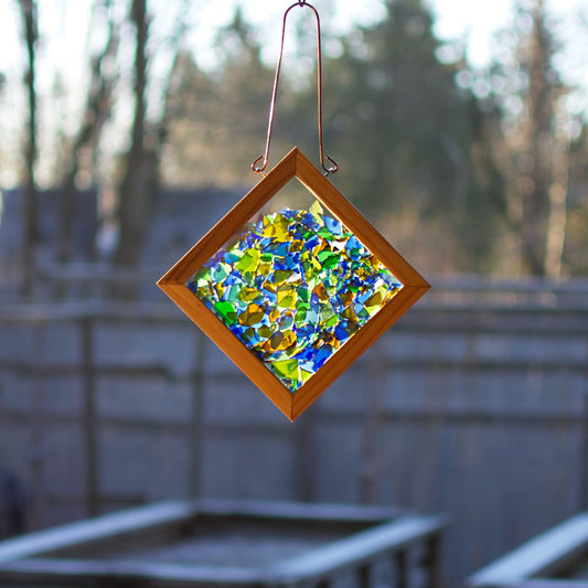 Suncatcher Beach Glass Kaleidoscope Sun Catcher