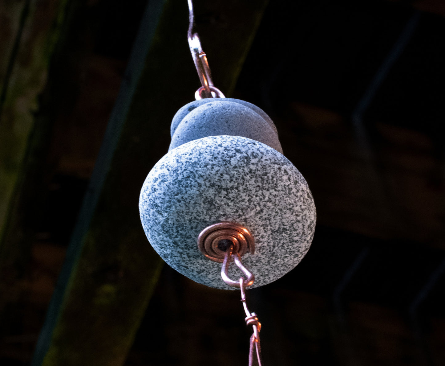 Wind Chime Zen Beach Stone Outdoor Chimes