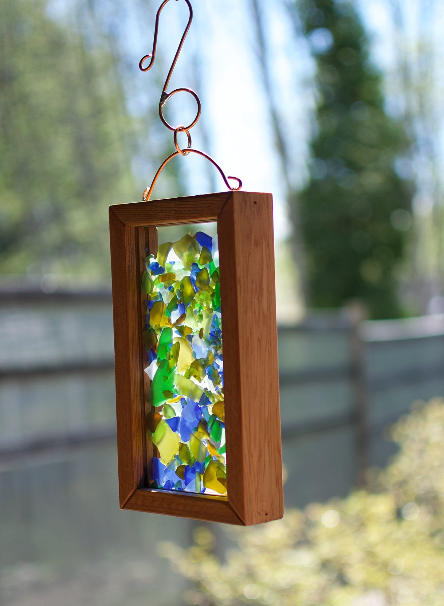 Suncatcher Kaleidoscope Beach Glass Handcrafted