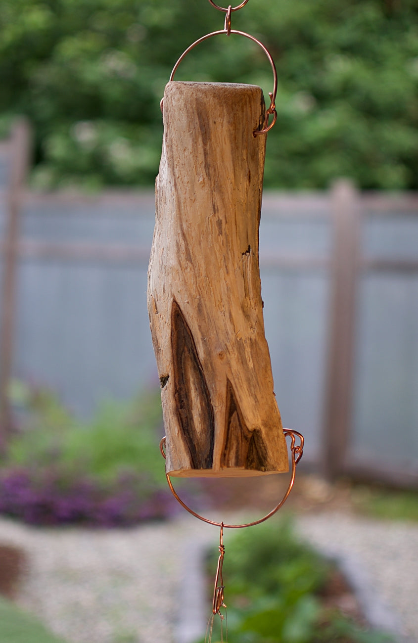 Outdoor Driftwood West Coast Wind Chime