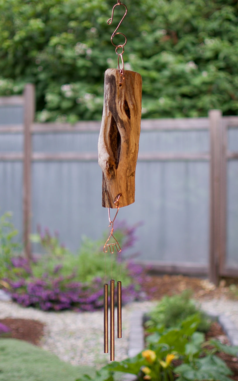Outdoor Driftwood West Coast Wind Chime