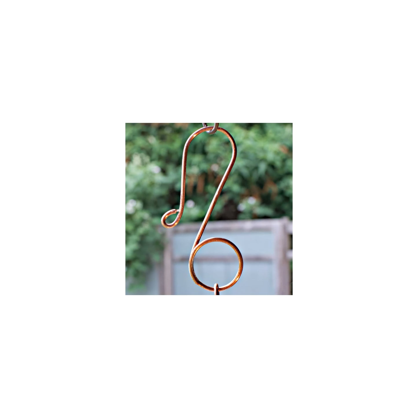 Wind Chimes Blue Glass Copper Brass Outdoor Windchimes