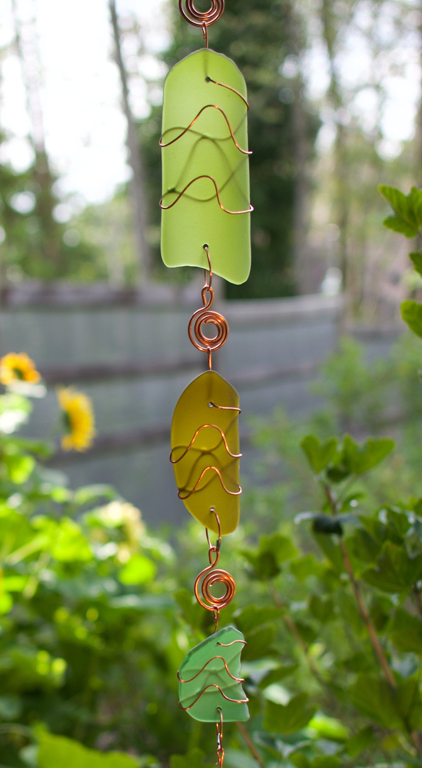 Wind Chime Sea Glass Outdoor Windchimes
