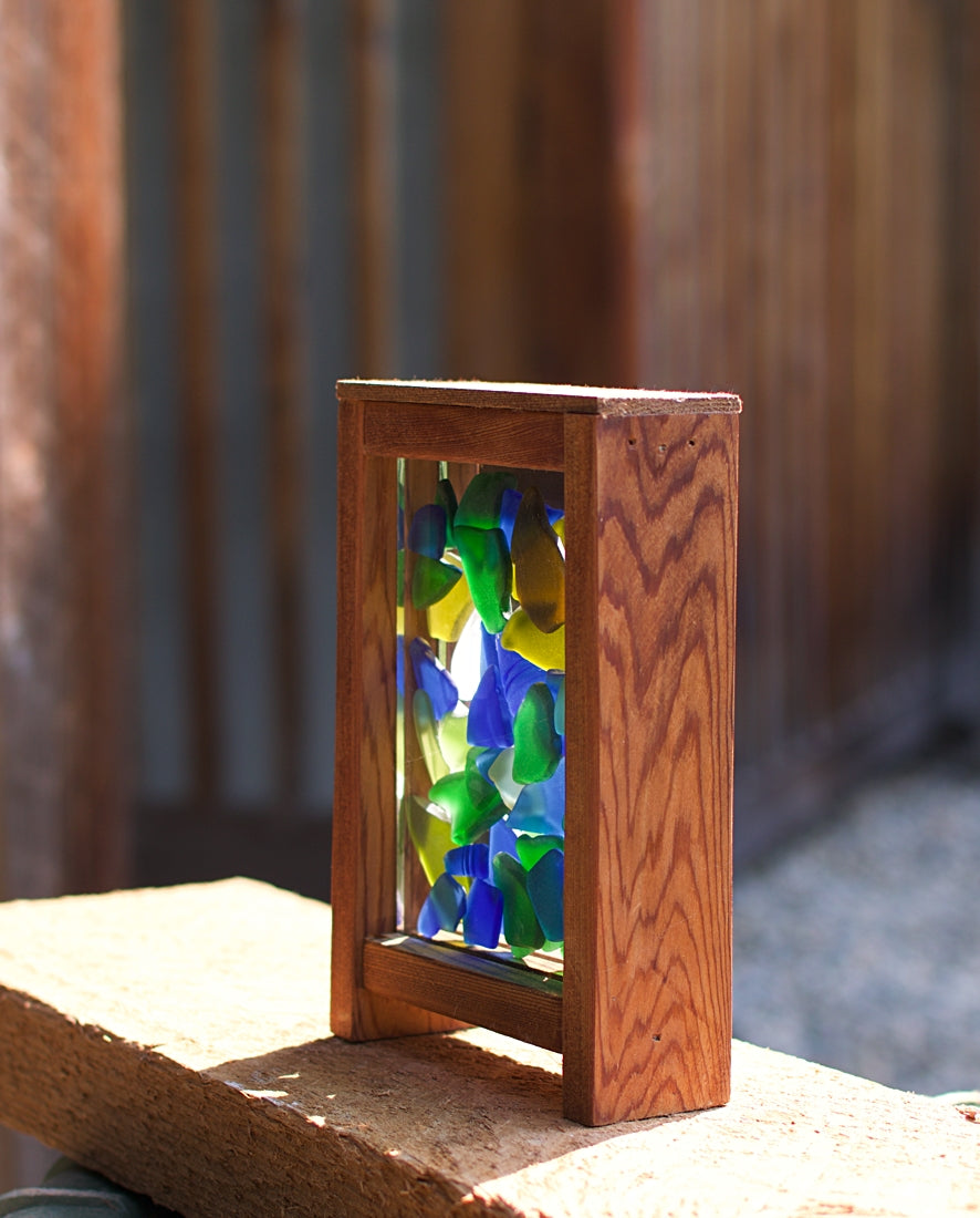 Suncatcher Freestanding Sea Glass Kaleidoscope