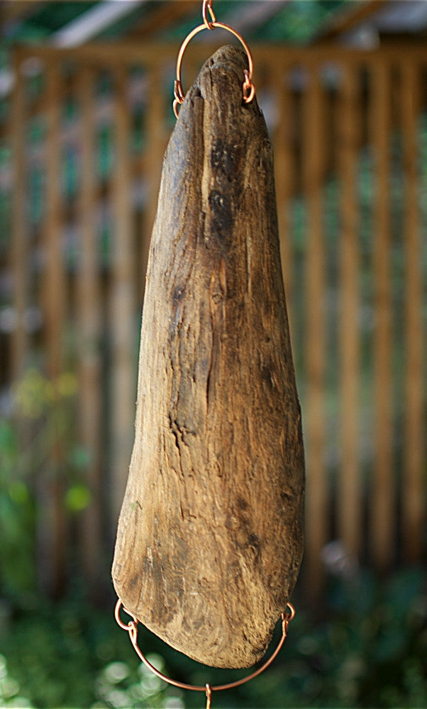 Windchime Natural Pacific Driftwood Large Copper Chimes Wind Chime - Coast Chimes - 3