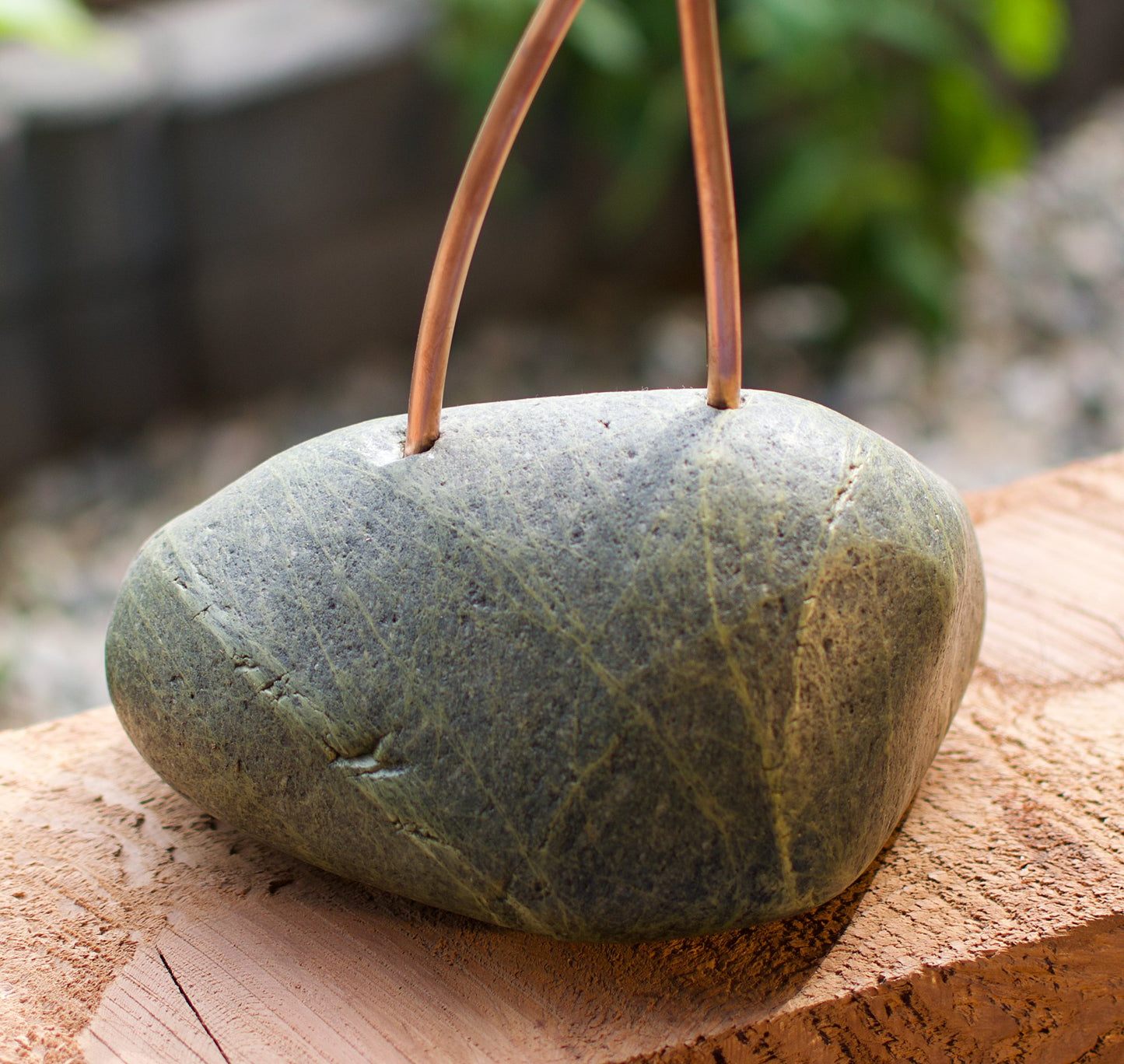 Attrape-soleil autoportant Beach Stone Beach Glass Double Sun Catcher